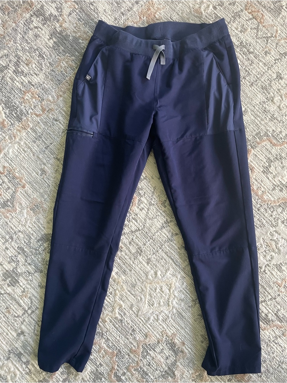Figs Straight Leg Pants - Navy